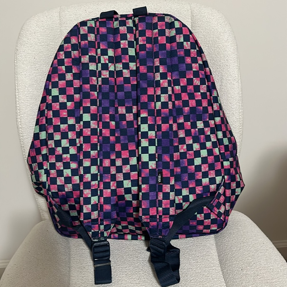 Euc Vans Checkerboard Backpack - image 3